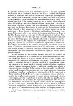 PREFACIO 
La primera aspiración de este libro era explicar la ley que regulaba 
la sucesión en el sacerdocio de Diana en Aric