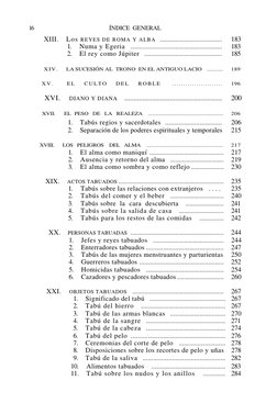 16 
ÍNDICE  GENERAL 
XIII. 
Los REYES DE ROMA Y ALBA  .................................... 
183 
1. 
Numa y Egeria  .........