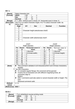 ESC/POS Command Reference Guide | PDF | Qr Code | Ascii