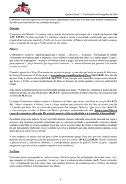Quem é Jesus? – Um Estudo no Evangelho de João 
5 
 
O primeiro versíc