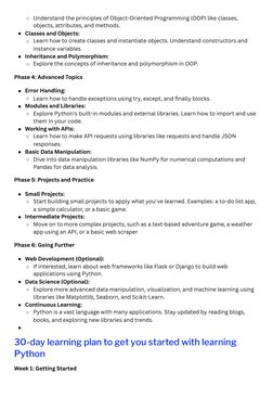 Complete Python Learning Roadmap | PDF | Object Oriented Programming ...