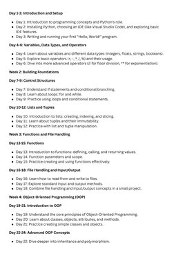 Complete Python Learning Roadmap | PDF | Object Oriented Programming ...
