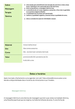 Após inscrição e fechamento curso agendar com até 7 dias antecedência as aulas curso 
devido a disponibilidade dias e horário