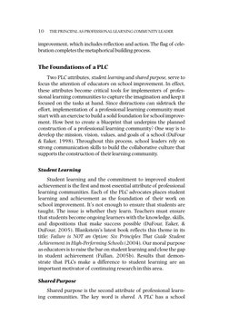 improvement, which includes reflection and action. The flag of cele-
brationcompletesthemetaphoricalbuildingprocess.
The Foun