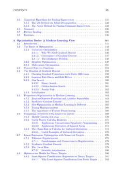 CONTENTS
IX
3.5
Numerical Algorithms for Finding Eigenvectors . . . . . . . . . . . . . . .
131
3.5.1
The QR Method via Schur