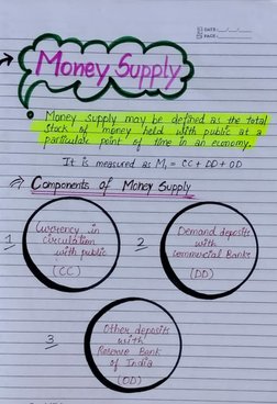 Class 12 Money and Banking Notes | PDF | Money | Financial Markets