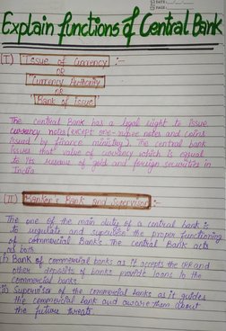 Class 12 Money and Banking Notes | PDF | Money | Financial Markets