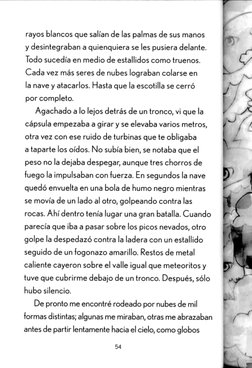 ｢ayos bi anc○s que s描an de l as pai mas de sus manes
y desi nt eg｢aban a qui enqui e｢a se l es pusi e｢a dei anl e.
Todo suced