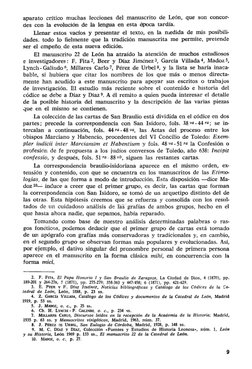 aparato crítico muchas lecciones d'el manuscrito de León, que son concor-
des con la evolución de la lengua en esta época tar