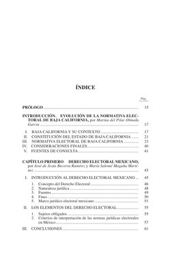 ÍNDICE
PRÓLOGO................................................................................................ 
15
Introducc