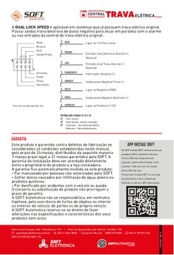 Este produto é garantido contra defeitos de fabricação se 
consideradas as condições estabelecidas neste manual, 
pelo prazo