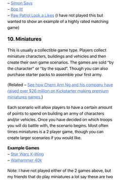 20 Types of Board Games Explained | PDF | Role Playing Games | Tabletop ...