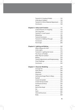 Tutorial 4.3: Creating Prefabs .  .  .  .  .  .  . . . . . . . . 155
A Bit about Colliders .  .  .  .  .  .  .  .  .  .  . .