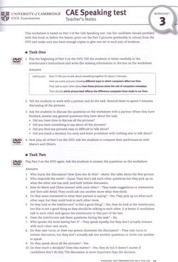 Speaking Test Preparation Pack For CAE | PDF | Test (Assessment ...