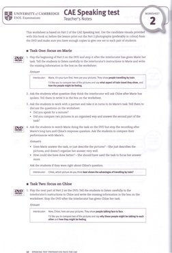 Speaking Test Preparation Pack For CAE | PDF | Test (Assessment ...