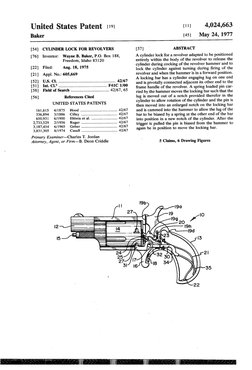 Cylinder Lock Mechanism for Revolvers | PDF | Revolver | Trigger (Firearms)
