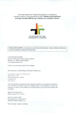 El Consejo Español de Triage Prehospitalario y Hospitalario
ot orga el auspicio y reconocimiento al Libro "Modelo extrahospi