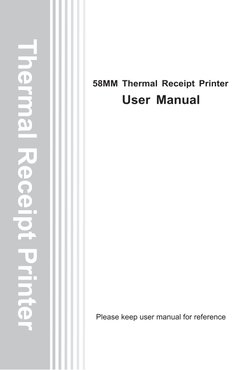XP 58 Thermal Printer User Manual | PDF