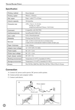 XP 58 Thermal Printer User Manual | PDF