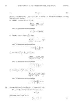 Classifications of First-Order Differential Equations | PDF ...