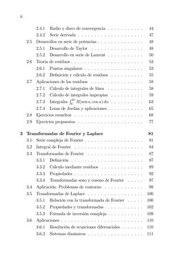 ii
2.4.1
Radio y disco de convergencia . . . . . . . . . . .
44
2.4.2
Serie derivada . . . . . . . . . . . . . . . . . . . .