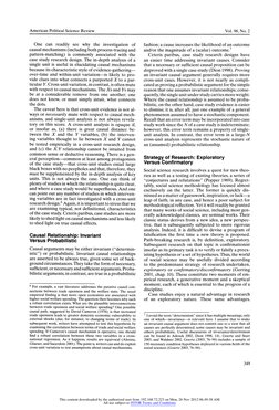 American Political Science Review 
Vol. 98, No. 2 
One can readily see why the investigation of 
causal mechanisms (including