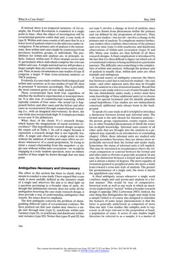 What Is a Case Study? 
May 2004 
If, instead, there is no temporal variation-if, for ex- 
ample, the French Revolution is exa