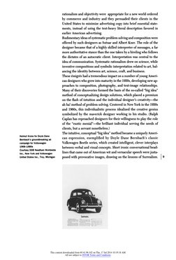 Helmut Krone for Doyle Dane 
Bembach's groundbreaking ad 
campaign for Volkswagen 
1968-1980s 
Courtesy DDB Needham Worldwide