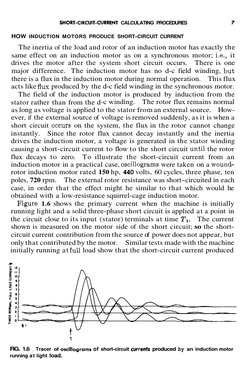 SHORT.CIRCUIT-CURRENT CALCULATING PROCEDURES
7
HOW INDUCTION MOTORS PRODUCE SHORT-CIRCUIT CURRENT
The inertia of the load
