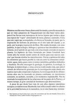 PRESENTACIÓN
Mientras escribo estas líneas afuera está lloviendo y con ello recuerdo lo 
que un viejo campesino de Tangancícu