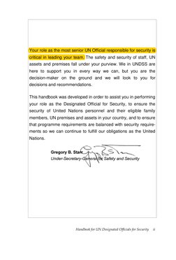 Handbook Security For Security Officials | PDF | Risk | United Nations
