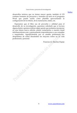 Guía de tesis y proyectos de investigación 
6                     www.aacentrum.com  (http://www.aacentrum.com/)
desarrollos