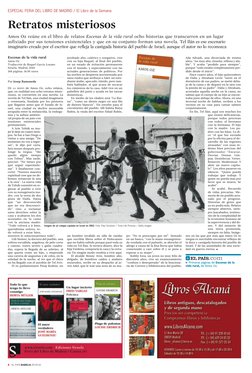 Escenas de la vida rural
Amos Oz
Traducción de Raquel García Lozano
Siruela. Madrid, 2010
168 páginas. 16,95 euros
Por Josep