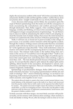 30
Journal of the Canadian Association for Curriculum Studies
deploy the unconscious conflicts of the mind” (65). In free ass