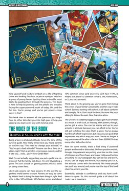 10% common sense (and since you can’t have 110%, it 
means that either 1) common sense is, like, nonexistent, 
or 2) you suck