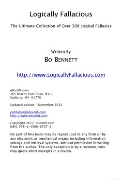 Logically Fallacious The Ultimate Collection of Over 300 Logical ... | PDF
