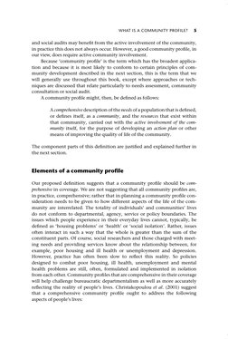 Understanding Community Profiling | PDF | Needs Assessment | Community