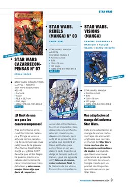 STAR WARS
Novedades Noviembre 2024  9
Tras enfrentarse al Es­
cuadrón Infernal, Valan­
ce y T’onga se unen a 
algunos de los