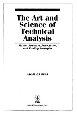 The Art and Science of Technical Analysis | PDF | Technical