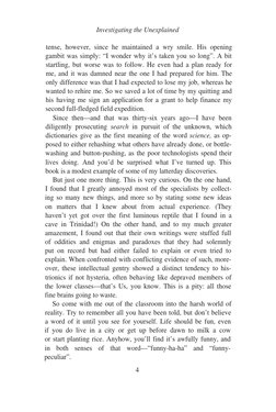 Ivan T. Sanderson - Investigating The Unexplained | PDF