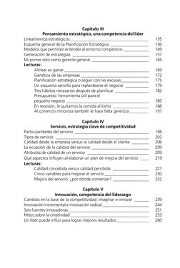 10
Competencias Gerenciales para el liderazgo del futuro
Capítulo III
Pensamiento estratégico, una competencia del líder
Line