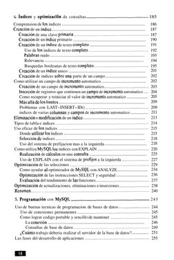 . r 
4 . indices y optimization de consultas ............................................................ 185 
..............