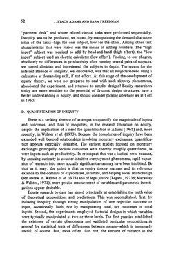 52 
J. STACY ADAMS AND SARA FREEDMAN 
“partners’ desk” and whose related clerical tasks were performed sequentially. 
Inequit