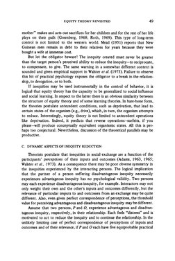 EQUITY THEORY REVISITED 
49 
mother” makes and acts out sacrifices for her children and for the rest of her life 
plays on th