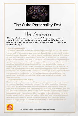 Prearson Cube Test The Cube Personality Test Explained | PDF | Psychological Concepts ...