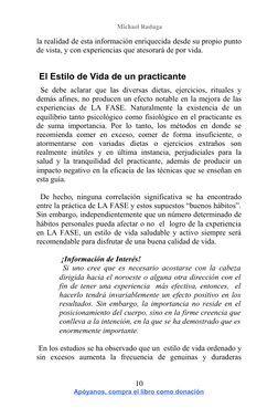 Michael Raduga 
la realidad de esta información enriquecida desde su propio punto 
de vista, y con experiencias que atesorar