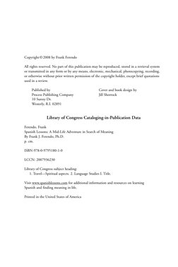 Copyright©2008 by Frank Ferendo
All rights reserved. No part of this publication may be reproduced, stored in a retrieval sys