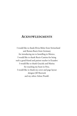 ACKNOWLEDGMENTS
I would like to thank Elvira Reber from Switzerland
and Renata Ruetz from Germany
for introducing me to hos