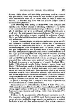 Self-Regulation Through Goal Setting | PDF | Goal Setting | Self Efficacy