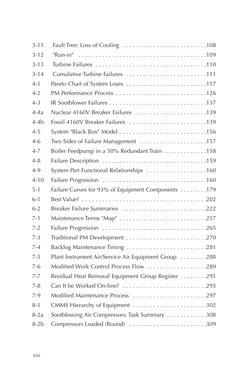 viii
3-11
Fault Tree: Loss of Cooling  . . . . . . . . . . . . . . . . . . . . . . . . .108
3-12
"Run-in"  . . . . . . . . .